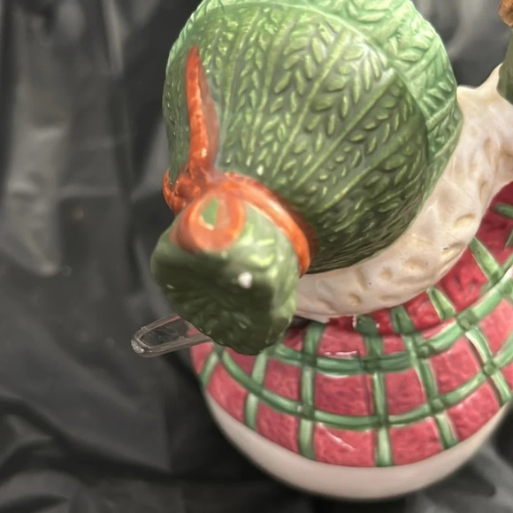 Vintage BICO Snowman Set, Holding Gingerbread Men - Picture 10 of 16